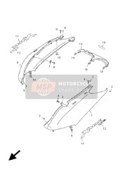 1B9F174100PA, Cover, Side 4, Yamaha, 0